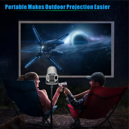 M300 Max Retro Video Game Consoles, 720P Mini Portable Smart Projector, 64GB Home Projector