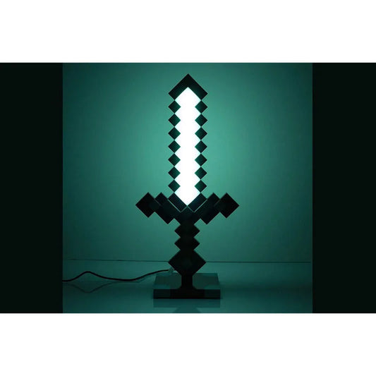 New World Diamond Sword Night Light Ornament Color Changing Sword Game Accessories Gift Model Desk Lamp Christmas